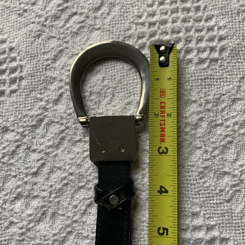 💋🔥Chicos Leather Western Style Cinch Belt EUC - Picture 11 of 14